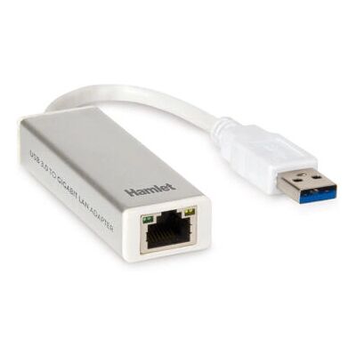 Hamlet HNU3GIGA Netzwerkkarte - USB 3.0 Ethernet - 1000 Mbit/s Hamlet HNU3GIGA Netzwerkkarte - USB 3.0 Ethernet - 1000 Mbit/s