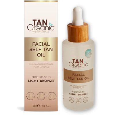 TanOrganic Facial Self Tan Oil Light Bronze (50 ml) TanOrganic Facial Self Tan Oil Light Bronze (50 ml)