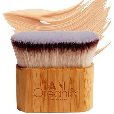 TanOrganic The Skincare Tan pinceau kabuki pour visage et corps - Brosse visage et corps - Publicité TanOrganic The Skincare Tan pinceau kabuki pour visage et corps - Brosse visage et corps - Publicité