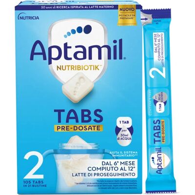 Aptamil Nutribiotik 2 Tabs Latte di proseguimento Aptamil Nutribiotik 2 Tabs Latte di proseguimento
