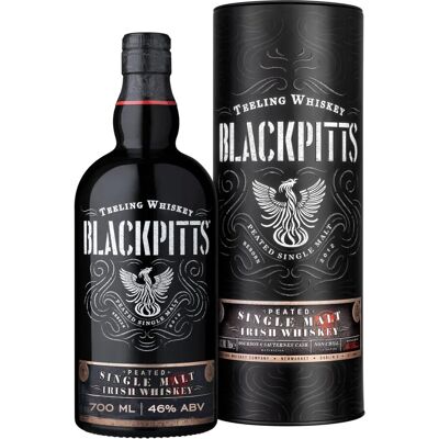 Teeling Blackpitts Peated Irish Whiskey - Smoky, Triple Distilled Teeling Blackpitts Peated Irish Whiskey - Smoky, Triple Distilled
