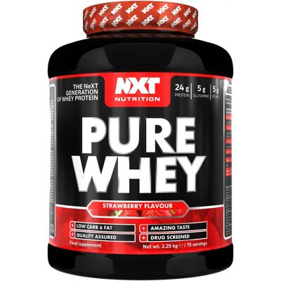 NXT Nutrition Pure Whey Powder - Low Fat - Muscle Building - 2.25KG - Protein Powder NXT Nutrition Pure Whey Powder - Low Fat - Muscle Building - 2.25KG - Protein Powder