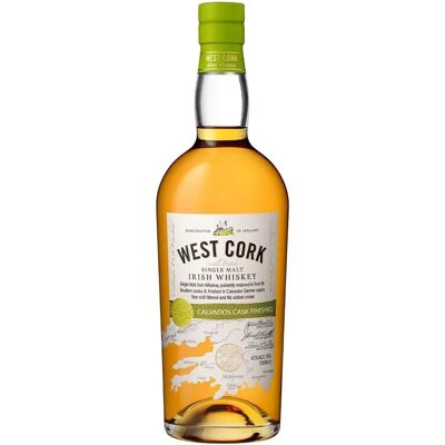 West Cork Irish Whiskey West Cork Single Malt Irish Whiskey - Calvados-Fass - 43% Vol. - 0,7l West Cork Irish Whiskey West Cork Single Malt Irish Whiskey - Calvados-Fass - 43% Vol. - 0,7l