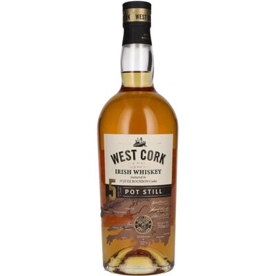 Whisky irlandais West Cork 5 Ans - Whisky pot still - Publicité Whisky irlandais West Cork 5 Ans - Whisky pot still - Publicité