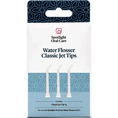 Spotlight Oral Care White Water Flosser Classic Tip 3-4 pcs - Water Flosser Accessories Spotlight Oral Care White Water Flosser Classic Tip 3-4 pcs - Water Flosser Accessories
