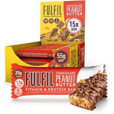 Fulfil - Vitamin and Protein Bar - Chocolate Peanut Butter Fulfil - Vitamin and Protein Bar - Chocolate Peanut Butter