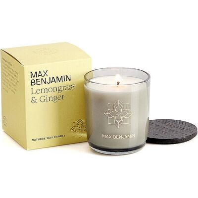 Bougie Citronnelle & Gingembre Max Benjamin 210g - Parfum d'Intérieur - Publicité Bougie Citronnelle & Gingembre Max Benjamin 210g - Parfum d'Intérieur - Publicité