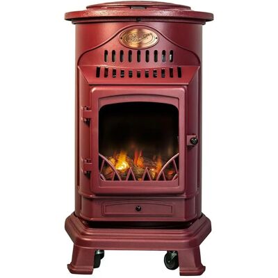 Tagu Estufa portátil a gas Provence burdeos 3,4 kW - Fireside Tagu Estufa portátil a gas Provence burdeos 3,4 kW - Fireside