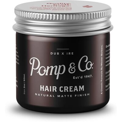 Pomp & Co Hårkrem - Naturlig Matte Finish - 60ml Pomp & Co Hårkrem - Naturlig Matte Finish - 60ml