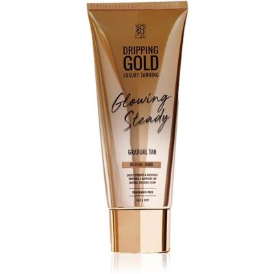SOSU Cosmetics Glowing Steady Gradual Tan Medium-Dark - Self-tanning Cream SOSU Cosmetics Glowing Steady Gradual Tan Medium-Dark - Self-tanning Cream