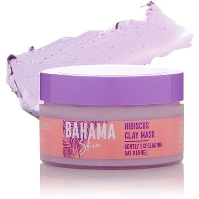 Bahama Skin Hibiscus Clay Mask - Deep Cleansing Face Mask - Vegan Bahama Skin Hibiscus Clay Mask - Deep Cleansing Face Mask - Vegan