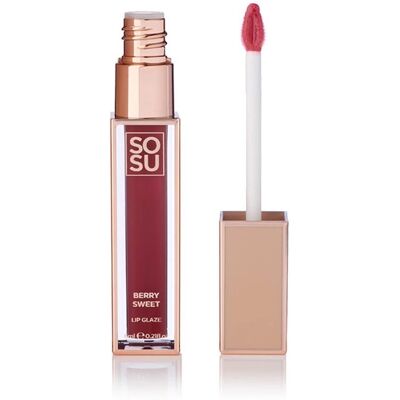 SOSU Cosmetics Berry Sweet Satin Lip Glaze - Lip Gloss SOSU Cosmetics Berry Sweet Satin Lip Glaze - Lip Gloss