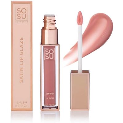 SOSU Cosmetics Brand Model Sorbet Lip Gloss - Hydrating, Long-Lasting Shine SOSU Cosmetics Brand Model Sorbet Lip Gloss - Hydrating, Long-Lasting Shine