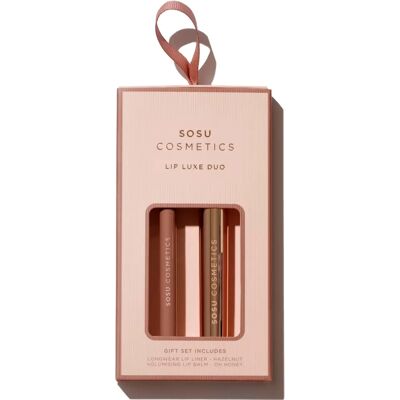 SOSU Cosmetics Lip Luxe Duo - Lip Treatment Set - Nude SOSU Cosmetics Lip Luxe Duo - Lip Treatment Set - Nude