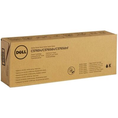 Dell 593-11119 Schwarzer Original Hochkapazitäts-Toner - Produkttyp Dell 593-11119 Schwarzer Original Hochkapazitäts-Toner - Produkttyp