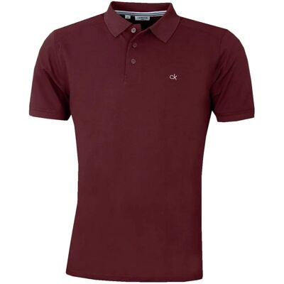 Calvin Klein Polo de Golf 2024 avec Col en Côtes et 3 Boutons - Polo Shirt - Publicité Calvin Klein Polo de Golf 2024 avec Col en Côtes et 3 Boutons - Polo Shirt - Publicité