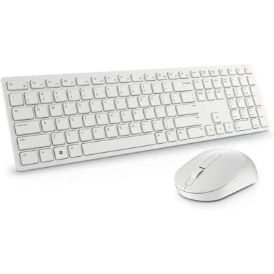 Ensemble Clavier et Souris Dell - Sans Fil RF QWERTY Italien Blanc - Publicité Ensemble Clavier et Souris Dell - Sans Fil RF QWERTY Italien Blanc - Publicité