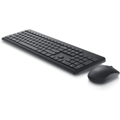 Dell KM3322W Draadloos Toetsenbord en Muis - Belgisch AZERTY - Zwart Dell KM3322W Draadloos Toetsenbord en Muis - Belgisch AZERTY - Zwart