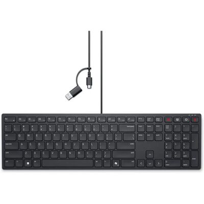 Dell KB525C Kytketty yhteistyönäppäimistö - Musta - QWERTY - Pan Nordic - 3 vuoden palvelu Dell KB525C Kytketty yhteistyönäppäimistö - Musta - QWERTY - Pan Nordic - 3 vuoden palvelu