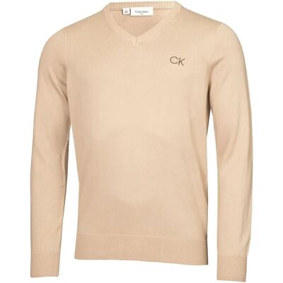 Pull en maille à V durable Calvin Klein Homme 2025 - Publicité Pull en maille à V durable Calvin Klein Homme 2025 - Publicité