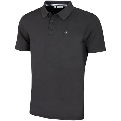 Camisa polo de golfe Calvin Klein Campus com 3 botões e colarinho canelado - Homem Wenge S Camisa polo de golfe Calvin Klein Campus com 3 botões e colarinho canelado - Homem Wenge S