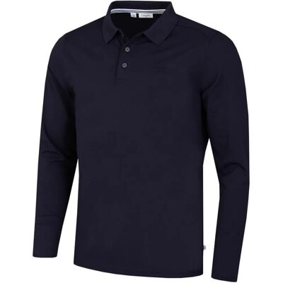 Calvin Klein 2025 Polo manches longues Marine - Publicité Calvin Klein 2025 Polo manches longues Marine - Publicité