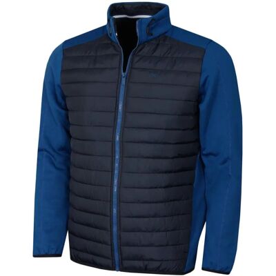 Calvin Klein CK Hybrid Insulate Golf Jacket - Dresden Blue/Navy - M - Publicité Calvin Klein CK Hybrid Insulate Golf Jacket - Dresden Blue/Navy - M - Publicité