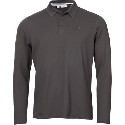 Calvin Klein Polo à Manches Longues 2025 Charcoal - Publicité Calvin Klein Polo à Manches Longues 2025 Charcoal - Publicité