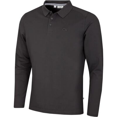 Calvin Klein 2025 Pantalon polo à manches longues stretch - Polo Shirt - Publicité Calvin Klein 2025 Pantalon polo à manches longues stretch - Polo Shirt - Publicité