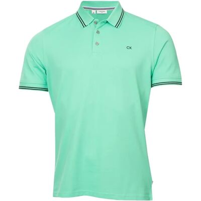 Calvin Klein 2025 Campus Mint Polo de Golf Léger - Publicité Calvin Klein 2025 Campus Mint Polo de Golf Léger - Publicité