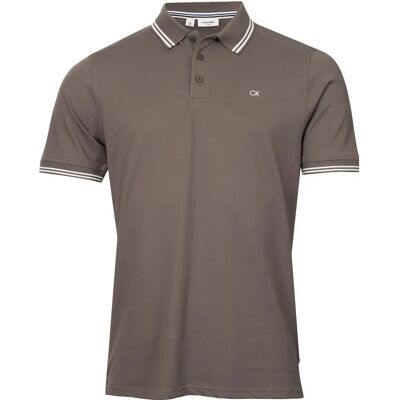 Polo de golf Calvin Klein 2025 Campus à bords en ardoise XL - Publicité Polo de golf Calvin Klein 2025 Campus à bords en ardoise XL - Publicité