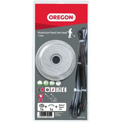 Cabezal de Desbrozadora de Aluminio Oregon - Compatible con más de 25cc Cabezal de Desbrozadora de Aluminio Oregon - Compatible con más de 25cc