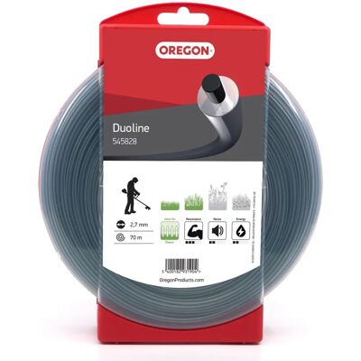 Oregon - Żyłka do kosiarki - Przezroczysta/Czarna ø2.7mm/70m Oregon - Żyłka do kosiarki - Przezroczysta/Czarna ø2.7mm/70m