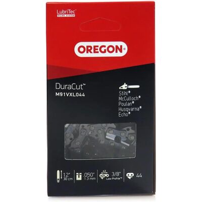 Oregon M91VXL Chainsaw Chain - 3/8" Pitch, 1.3 Gauge, 44 Links - DuraCut Oregon M91VXL Chainsaw Chain - 3/8" Pitch, 1.3 Gauge, 44 Links - DuraCut
