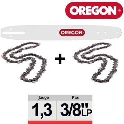 Oregon 561601 Kettensäge Führungsset - Langlebige 35cm Führung, 3/8" Pitch Oregon 561601 Kettensäge Führungsset - Langlebige 35cm Führung, 3/8" Pitch