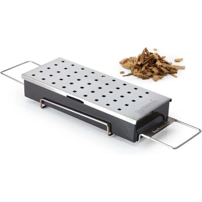 Barbecook Caja Ahumadora Universal - Acero inoxidable - 23,2x9,5x4cm - Accesorio para barbacoa Barbecook Caja Ahumadora Universal - Acero inoxidable - 23,2x9,5x4cm - Accesorio para barbacoa