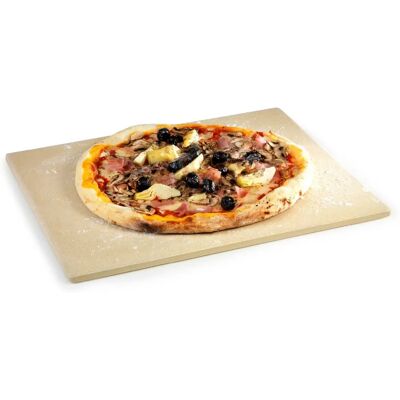 Pierre à pizza naturelle Barbecook - 43x35cm - Convient pour Barbecue et Four - Publicité Pierre à pizza naturelle Barbecook - 43x35cm - Convient pour Barbecue et Four - Publicité