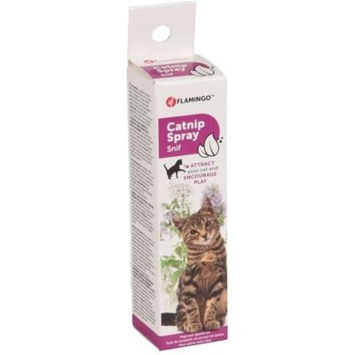 Fgo Flamingo Spray ziołowy dla kotów 25 ml - Spray z catnipem dla kotów Fgo Flamingo Spray ziołowy dla kotów 25 ml - Spray z catnipem dla kotów