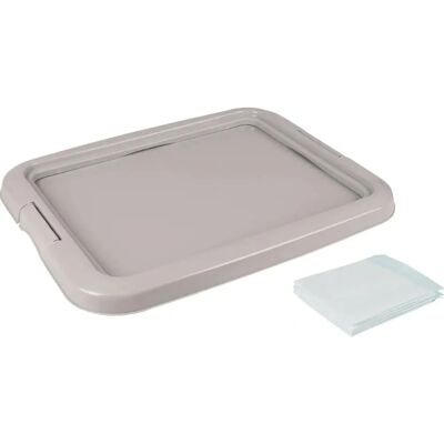 Tappetini di addestramento per cuccioli FLAMINGO - 45x35cm - Grigio Tappetini di addestramento per cuccioli FLAMINGO - 45x35cm - Grigio
