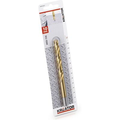 KREATOR - Punta in metallo rivestita di titanio - 10 mm x 133 mm KREATOR - Punta in metallo rivestita di titanio - 10 mm x 133 mm