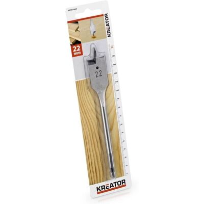 KREATOR - Punta piana per legno 152mm 22mm KREATOR - Punta piana per legno 152mm 22mm