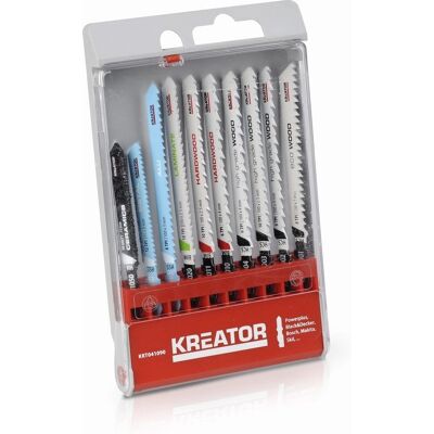 Kreator T-vormige zaagbladenset - Hout, Metaal, Tegels Kreator T-vormige zaagbladenset - Hout, Metaal, Tegels