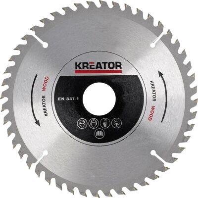 Lama circolare KREATOR 190mm - 48 denti per legno e alluminio Lama circolare KREATOR 190mm - 48 denti per legno e alluminio