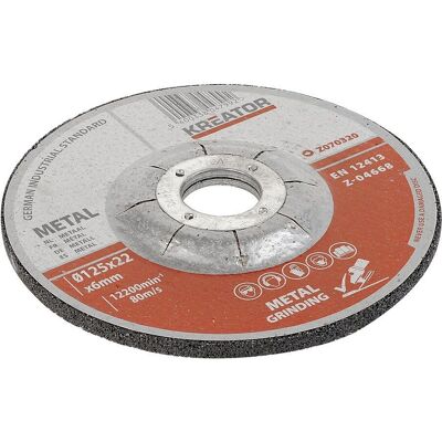 KREATOR 03070320 - Metall-Entgratungscheiben - 125mm x 6mm - 3er-Set KREATOR 03070320 - Metall-Entgratungscheiben - 125mm x 6mm - 3er-Set