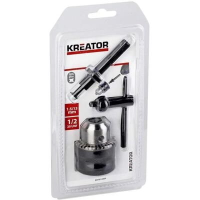 Mandrino KREATOR - 13 mm - Compatibile con trapani KREATOR Mandrino KREATOR - 13 mm - Compatibile con trapani KREATOR