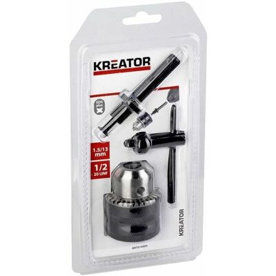 Kreator KRT014004 - Mandrino a chiave da 13 mm - Adattatore per trapano Kreator KRT014004 - Mandrino a chiave da 13 mm - Adattatore per trapano