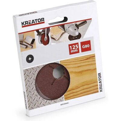 KREATOR 03250504 - Schleifscheiben - 125 mm - Körnung 60 KREATOR 03250504 - Schleifscheiben - 125 mm - Körnung 60