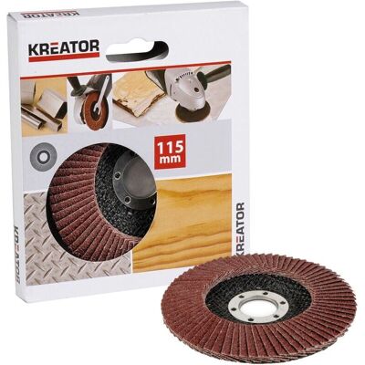 Disco abrasivo Kreator Ø115mm Grano 40 - Disco abrasivo Disco abrasivo Kreator Ø115mm Grano 40 - Disco abrasivo