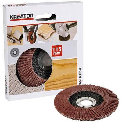 Kreator 115mm G120 Schleifscheibe - Für Holz/Metall Kreator 115mm G120 Schleifscheibe - Für Holz/Metall