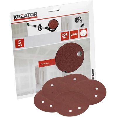 Kreator Modell G100 - 5er Pack Schleifscheiben 225mm Kreator Modell G100 - 5er Pack Schleifscheiben 225mm